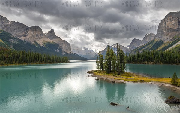 Island in a lake