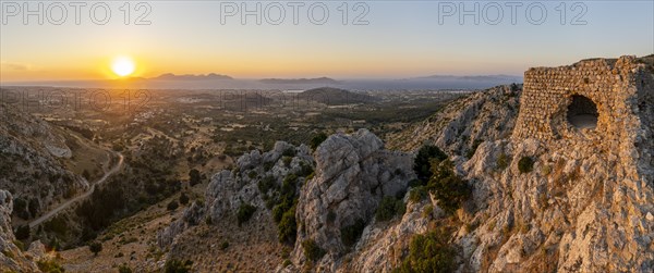 View over the island to the sea