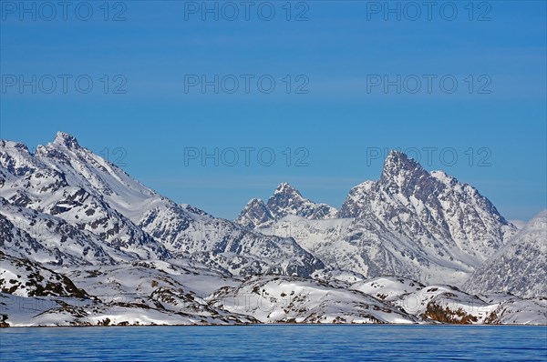 Snow-capped mountains