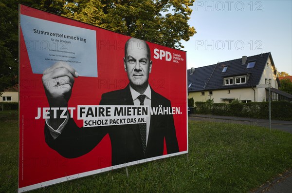 Election poster of the SPD