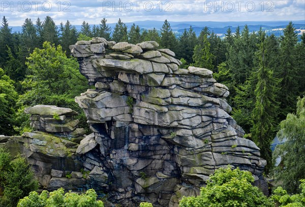 Rock formation Greifensteine