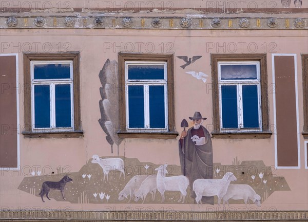 Historical mural