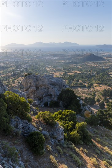 View over the island to the sea