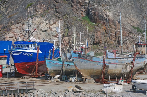 Fishing boats at the shipyard