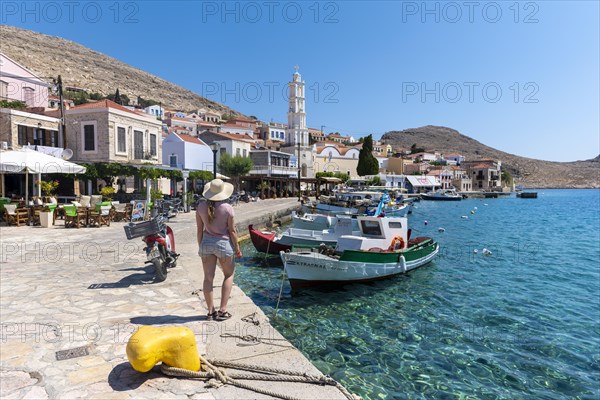 Tourist with sun hat