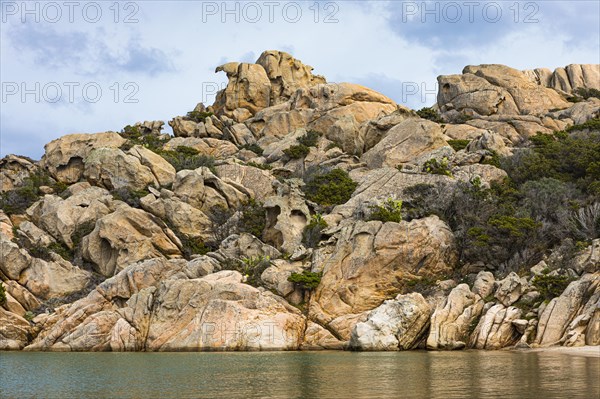 Bizarre rock formations at Cala di Monti della Rena