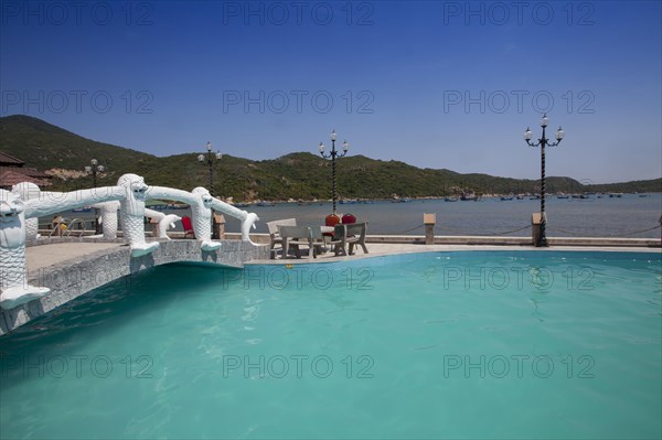 Swimming pool at Vinh Hy Resort