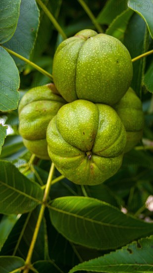 Carya ovata HICKORY-NUTS