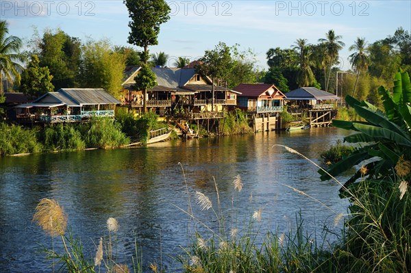 Houses on the Mekong