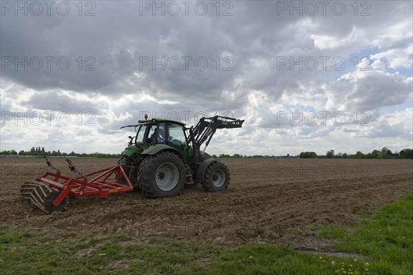 Tractor cultivating