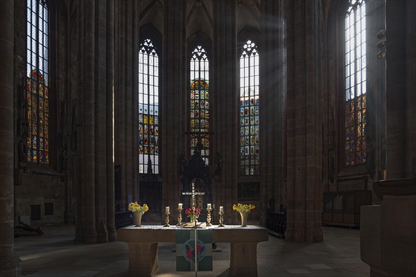 Altar room of the Gothic Sebaldus Church