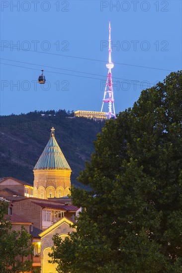 St. George's Church by night