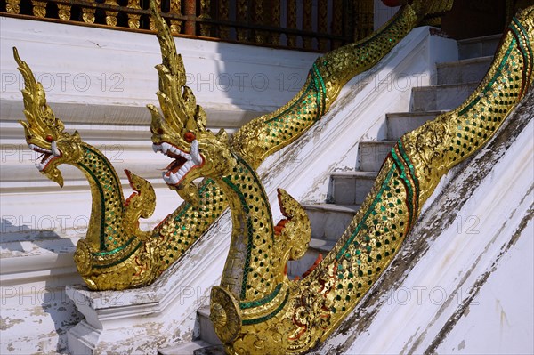 Stairs with Naga balustrade