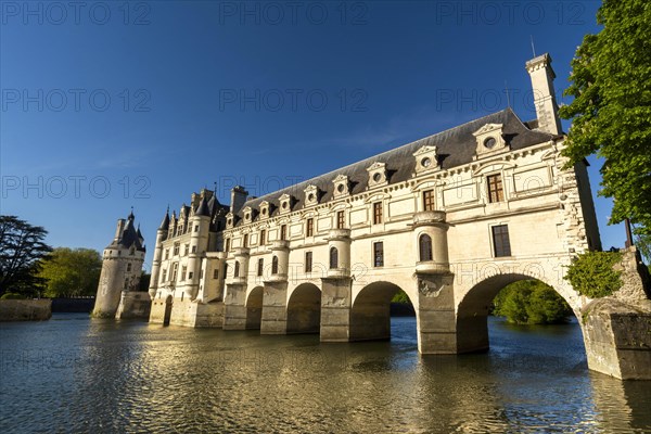 Chenonceau castle spanning the River Cher