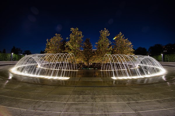 Fountain in a park Galitskogo