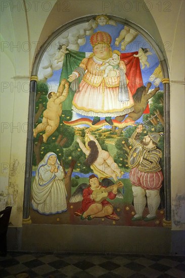 Frescoes by Botero