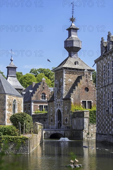 Entrance gate of the Chateau de Jehay