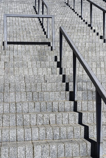 Stairs by the lift Santo Andre