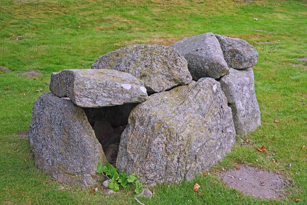 Simple stone grave from the Neolithic period