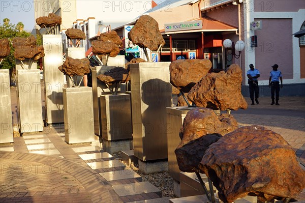 Fragments of the Gibeon meteorite