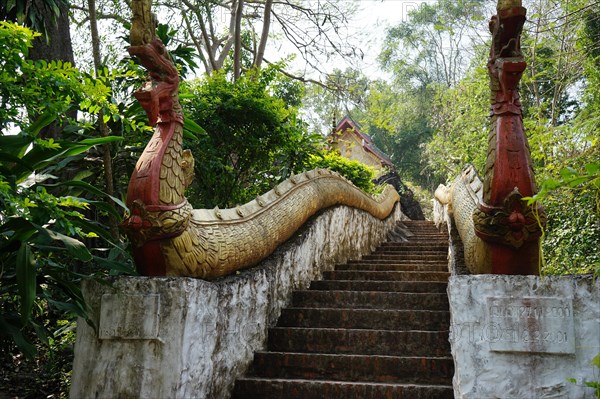 Stairs with Naga balustrade