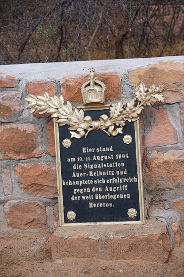 Commemorative plaque