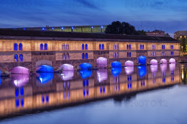 Barrage Vauban at dusk