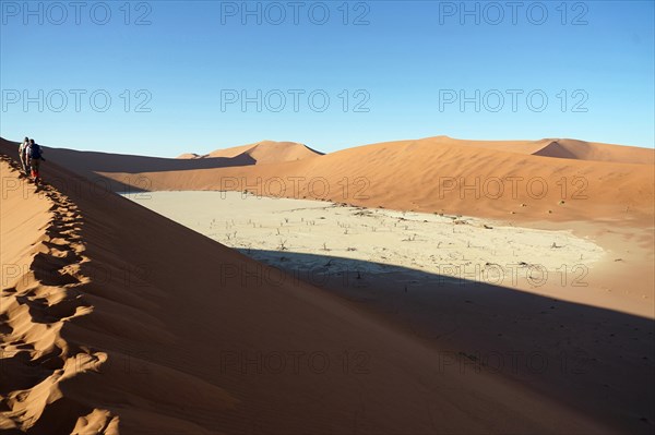 Hikers on Dune