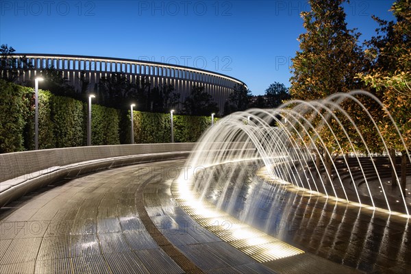 Fountain in a park Galitskogo