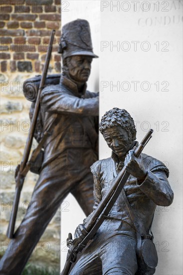 Monument by Vivien Mallock at Chateau d'Hougoumont