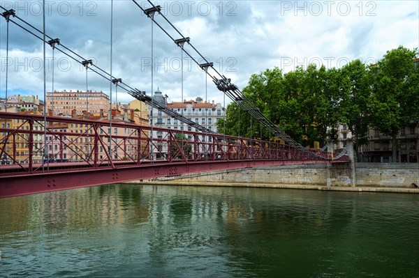 Saint Vincent Footbridge Over The Saone Photo12 imageBROKER Therin Weise