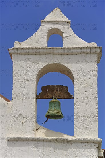 Pediment with bell