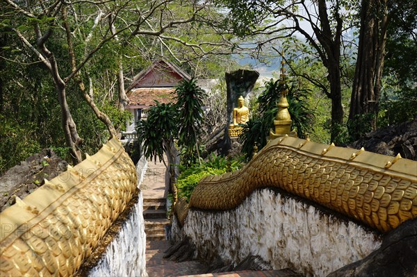 Stairs with Naga balustrade