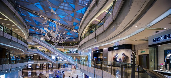 Escalators in the IFC Mall