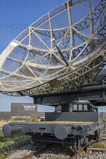 Parabolic antenna of the Wuerzburg Giant radar from the Second World War