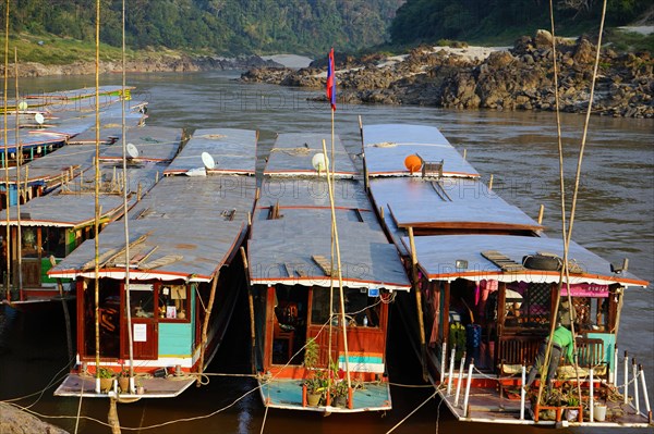 Longboats on the Mekong