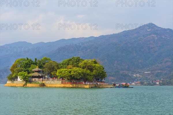 Island in Lake Phewa