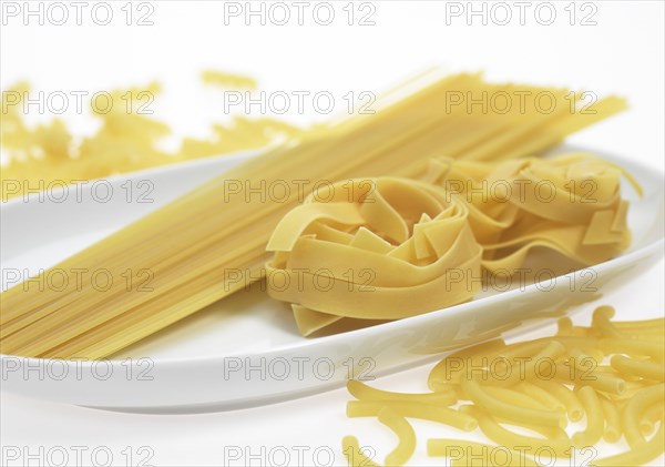 Various types of pasta