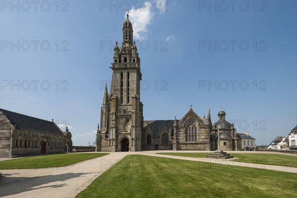 Saint-Germain Church and calvary