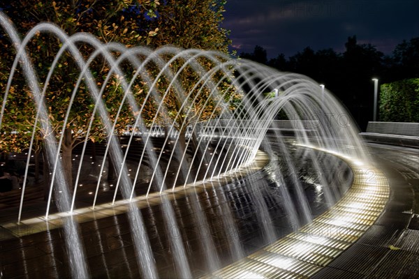 Fountain in a park Galitskogo