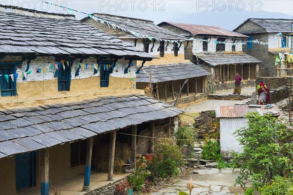 Typical mountain village Dhampus