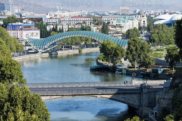 Peace Bridge over the Mtkvari River