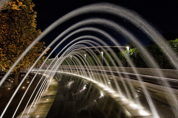 Fountain in a park