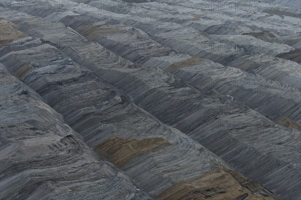 Spoil tip in the opencast mining Hambach