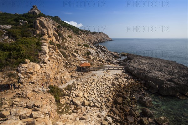 Rocky coast in Hang Rai National Park