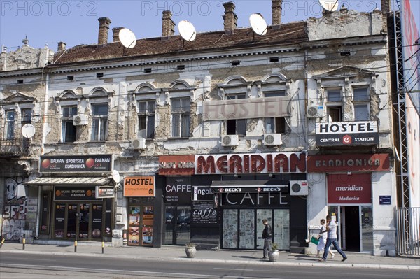 Building near the Belgrade bus station