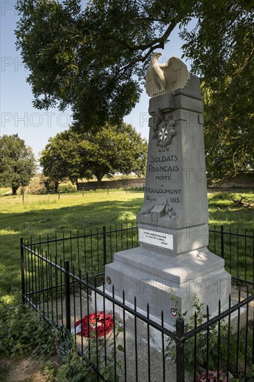 Monument to the French who died at Chateau d'Hougoumont