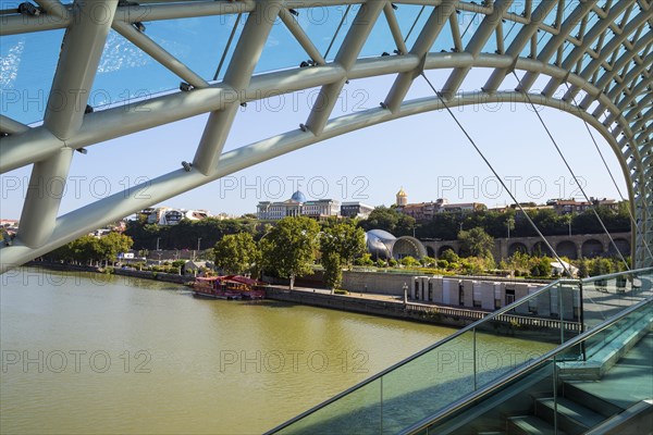 Peace Bridge over the Mtkvari River