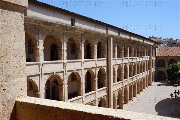 Vieille Charite courtyard