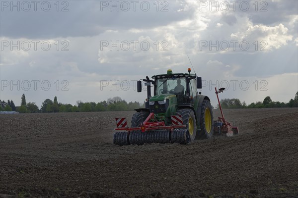 Tractor cultivating